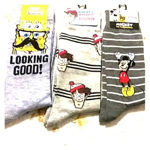 Bundled 3 pair Crews Socks